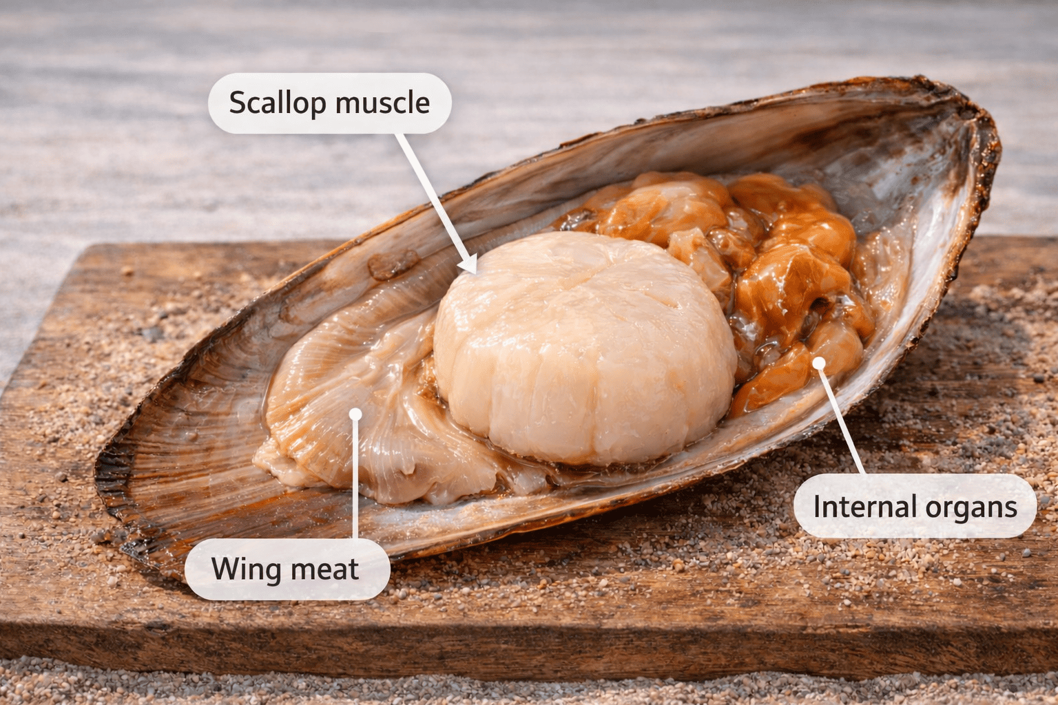키조개와 관자의 구조적 차이와 특징