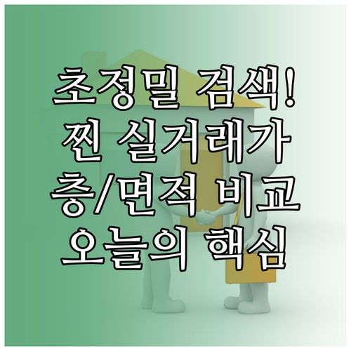 정확도 높은 가격 비교 실거래가 전용..