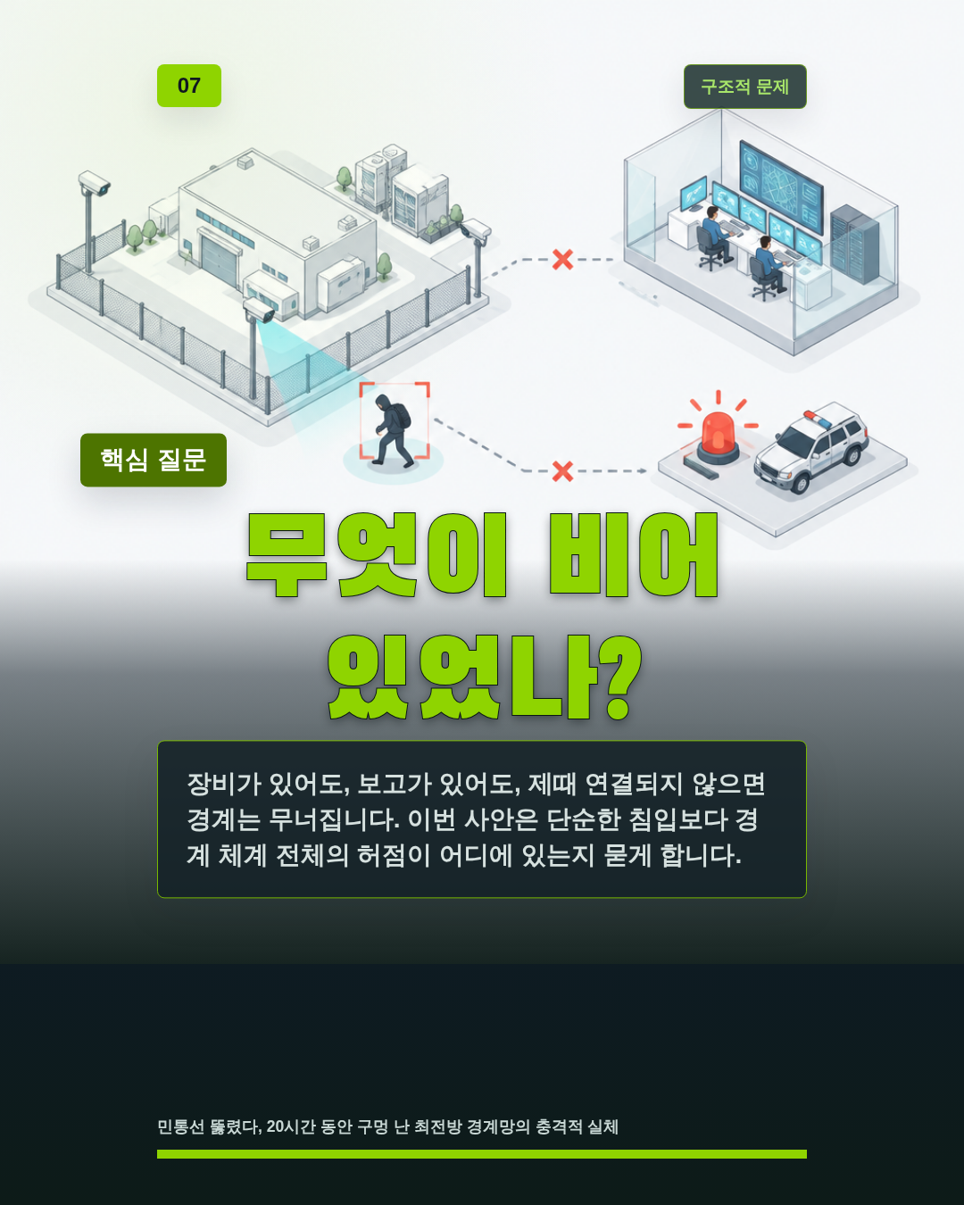무엇이 비어 있었나?