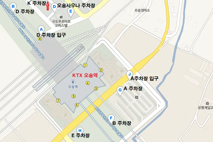 오송역 주차장 정확한 위치 요금 할인 무료주차 꿀팁 드롭탑주_4