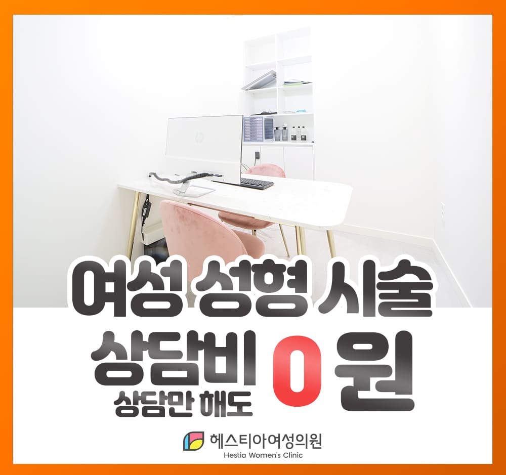 헤스티아여성의원 여성성형시술 상담비 무료