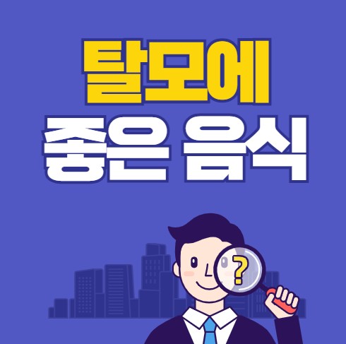 탈모에 좋은 음식 알아보기