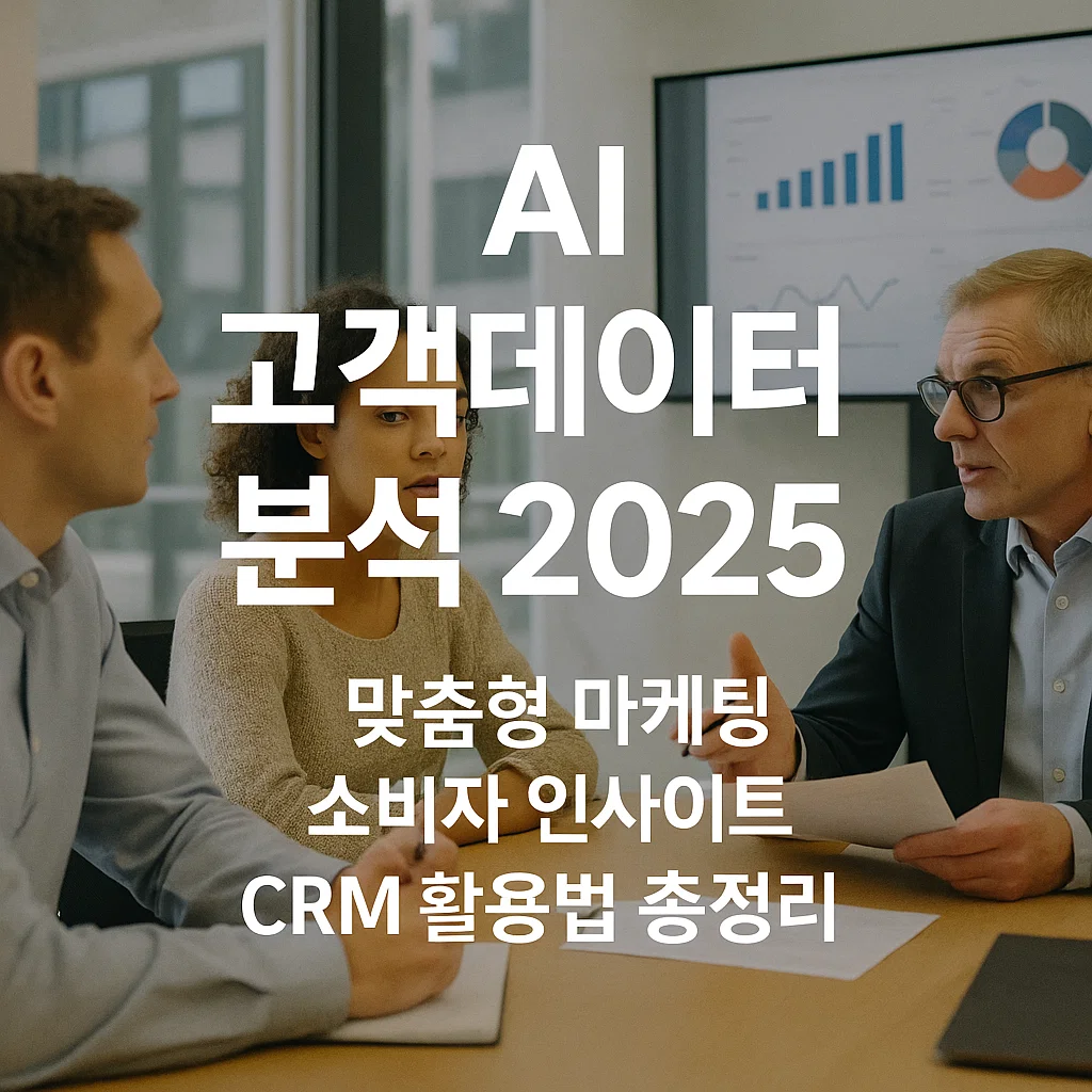 AI 고객데이터 분석 2025