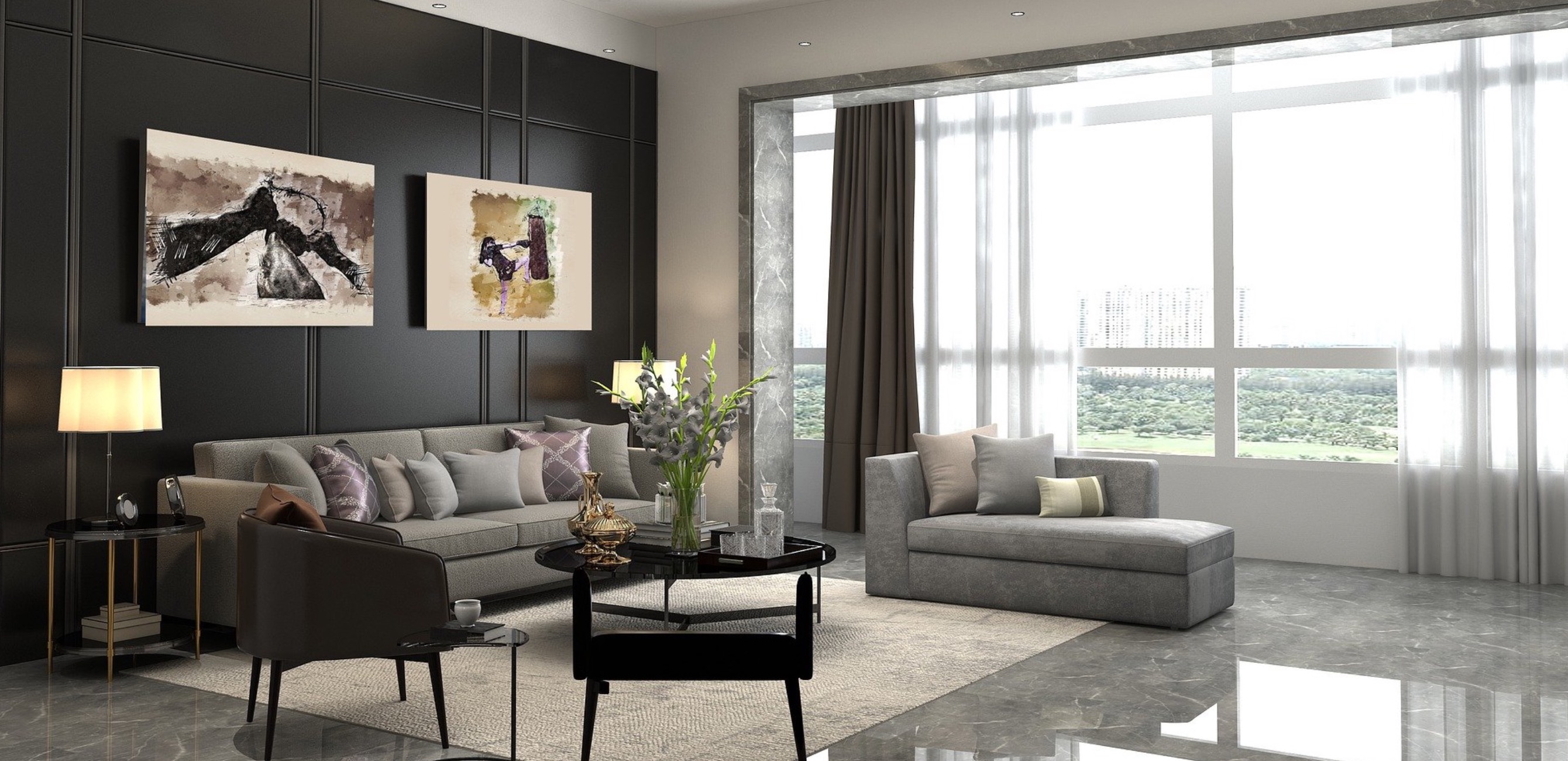 노부모 부양 특별공급의 신청 자격과 체크리스트 설명을 위한 아파트 거실 사진