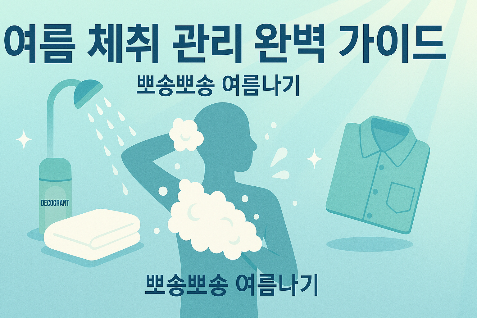 여름 체취 관리 완벽 가이드