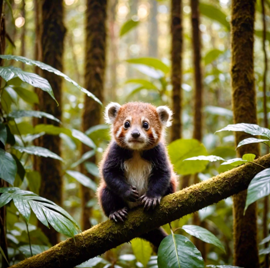 레드팬더 여우 너구리 비교
