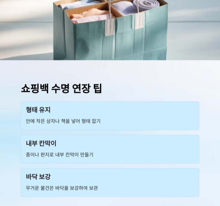 종이 쇼핑백의 마법 : 파일과 봉투를 똑똑하게 정리하는 법