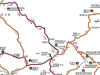 북한산 등산코스 및 등산지도 안내_5
