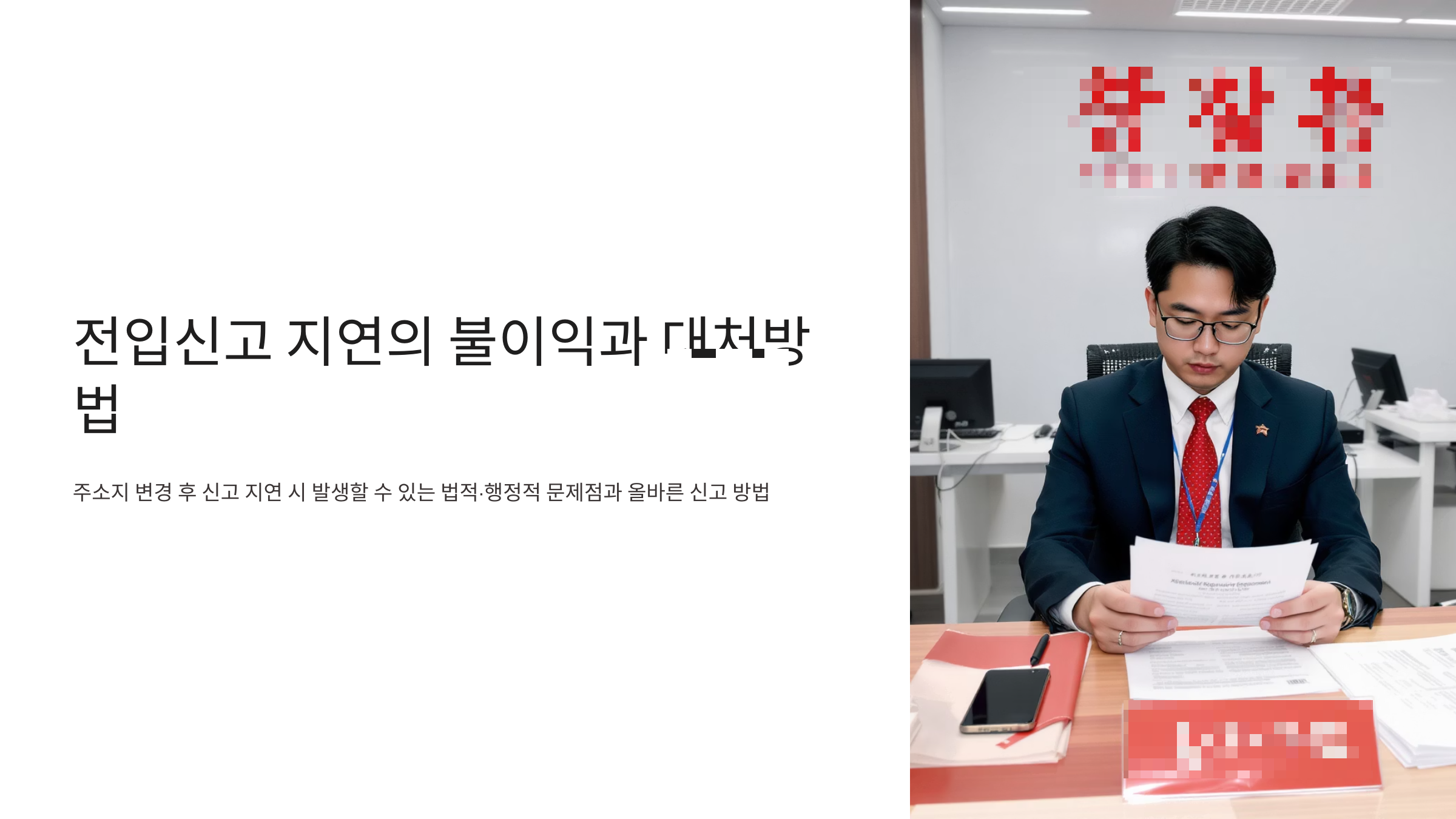 전입신고 미루면 생기는 법적 문제와 과태료