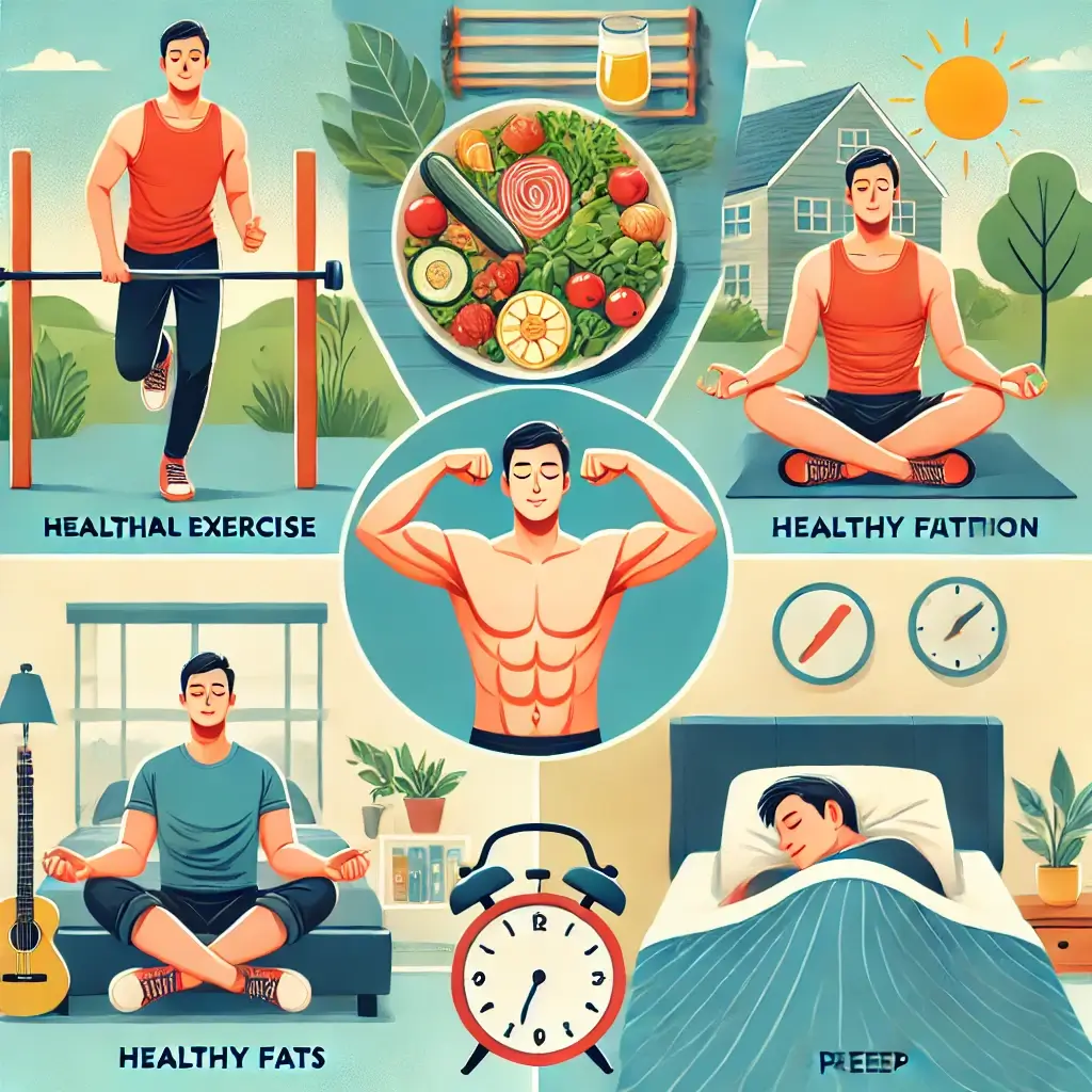 남성 갱년기의 예방 및 관리