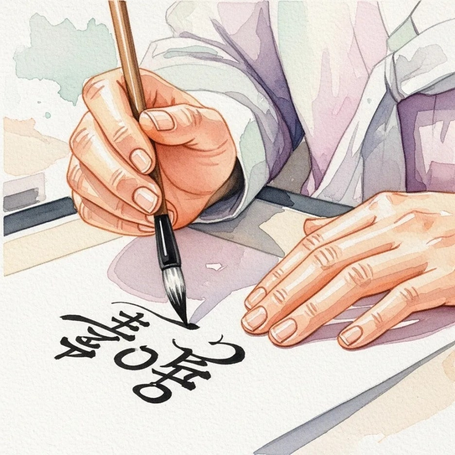 한 가지에 몰두하여 작업하는 손의 움직임