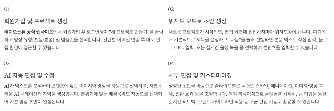 디오스튜 사용법 단계별 가이드 정리 인포그래픽 이미지