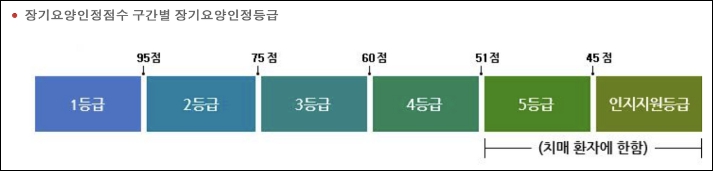 장기요양인정점수표