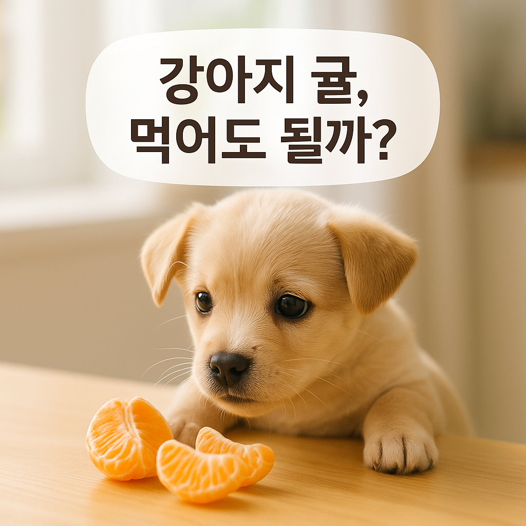 강아지 귤 먹어도 될까?, 실사형 이미지