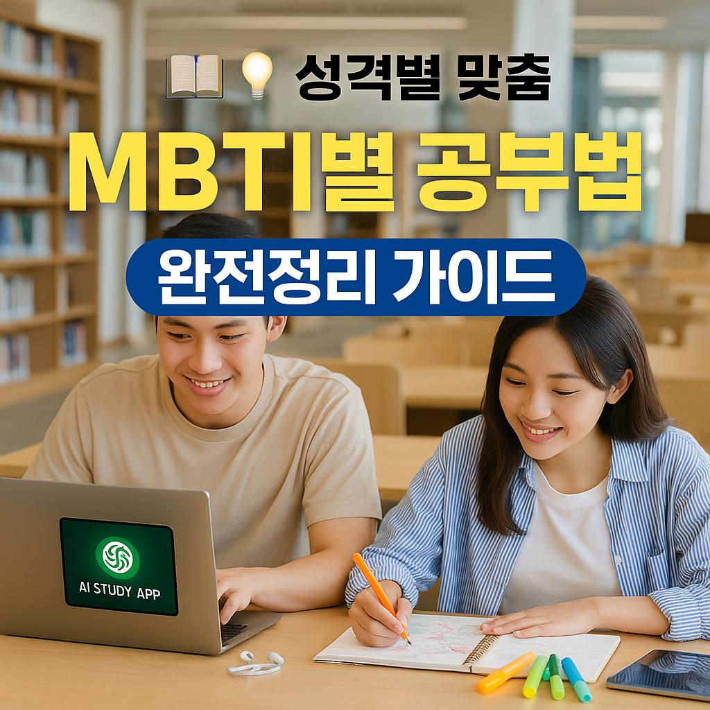 MBTI별 공부법 완전정리