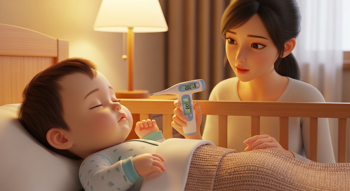 해열제교차복용, 신생아고열
