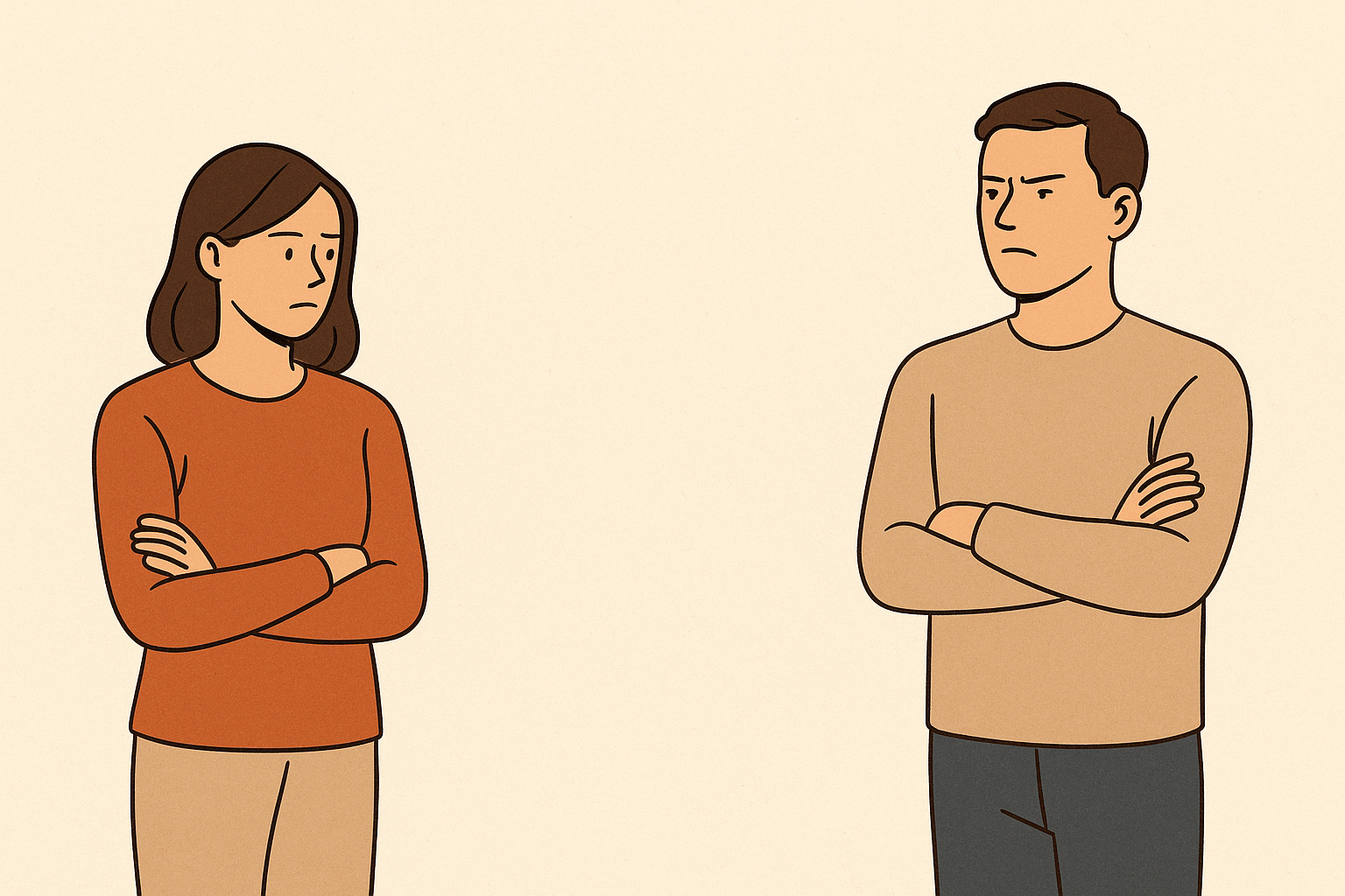 거리두기를 하고 있는 이미지