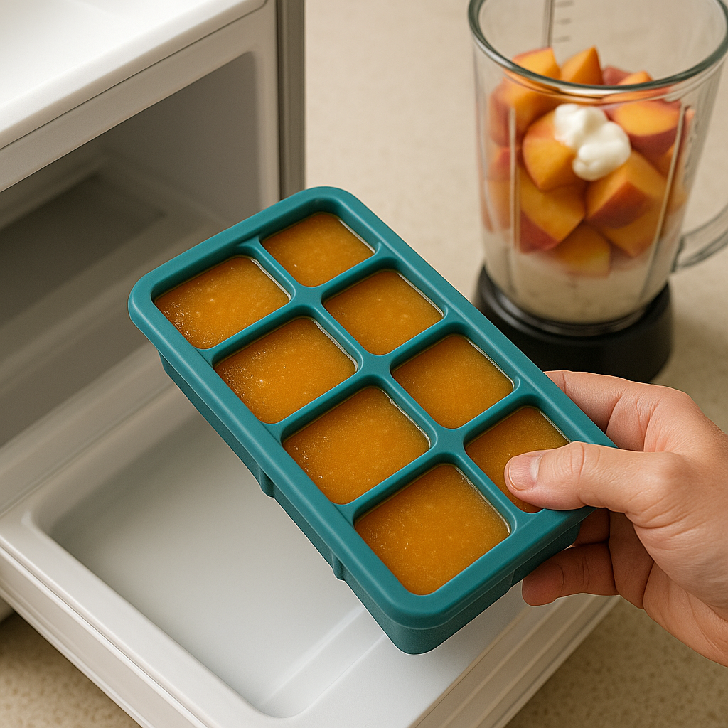 강아지용 간식 복숭아퓨레