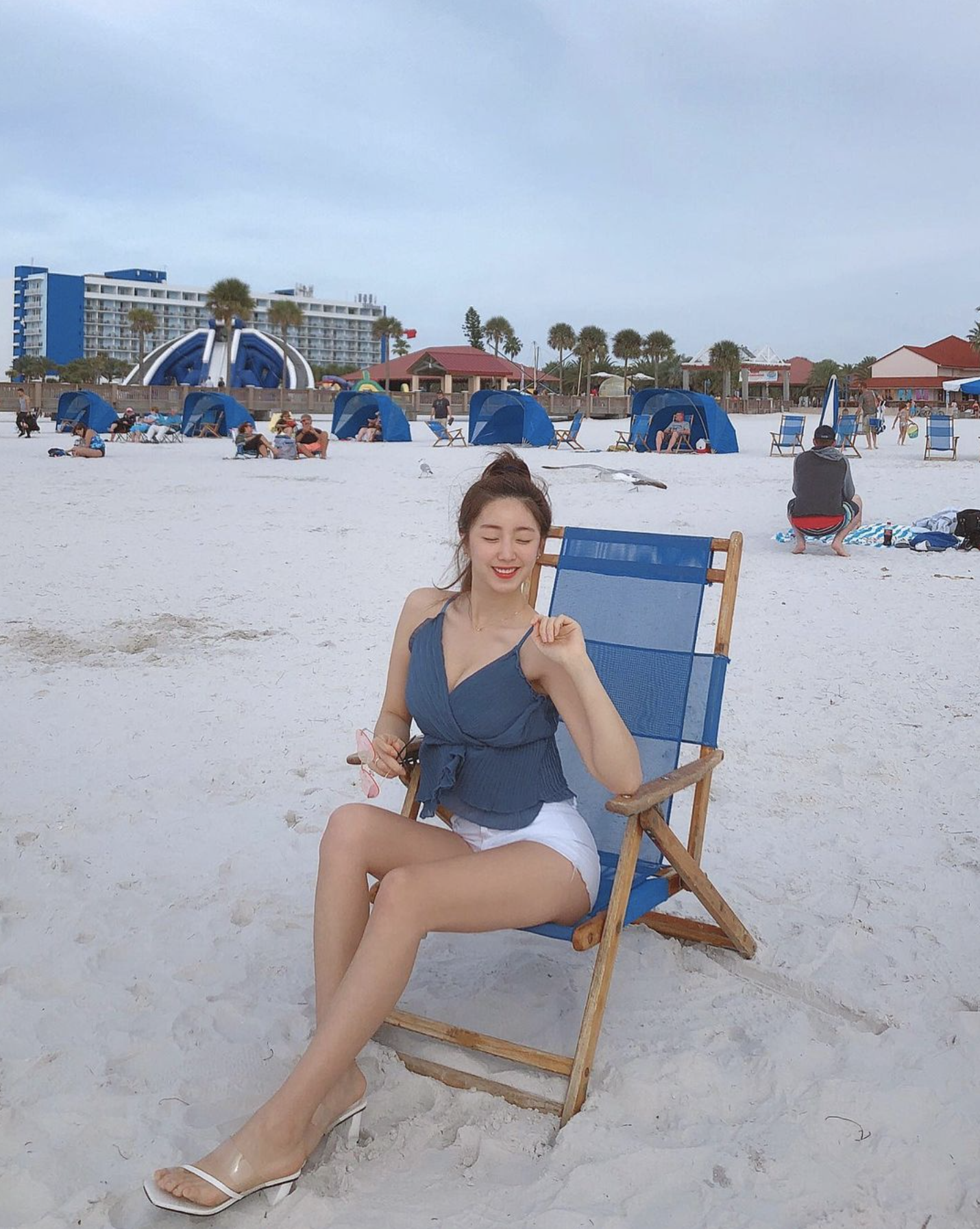 안지현 해변 몸매