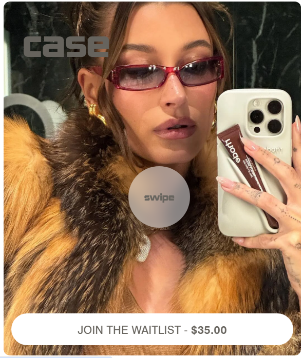 헤일리비버 rhode 로드스킨 립케이스