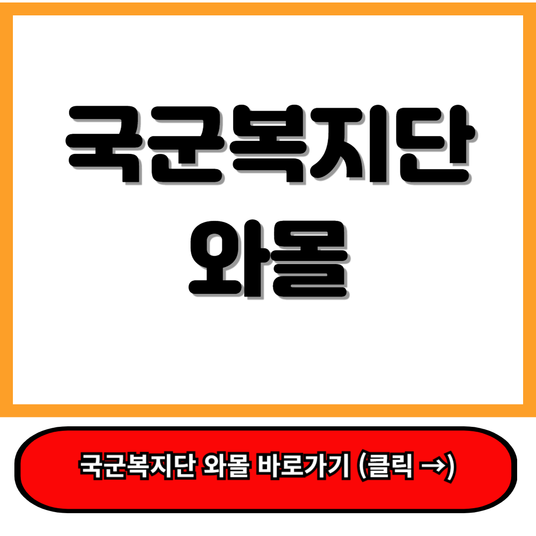 국군복지단 와몰, 군마트 인기상품 및 군생활 필수템 인터넷 구매 꿀팁 23