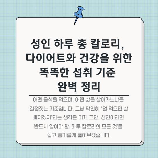 성인-하루-총-칼로리