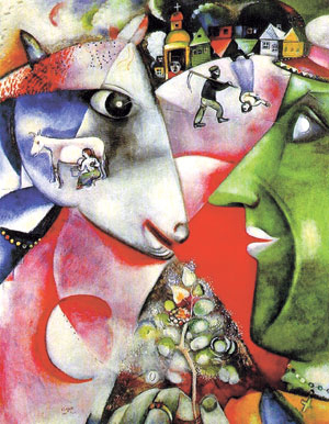 나와 마을-마르크 샤갈