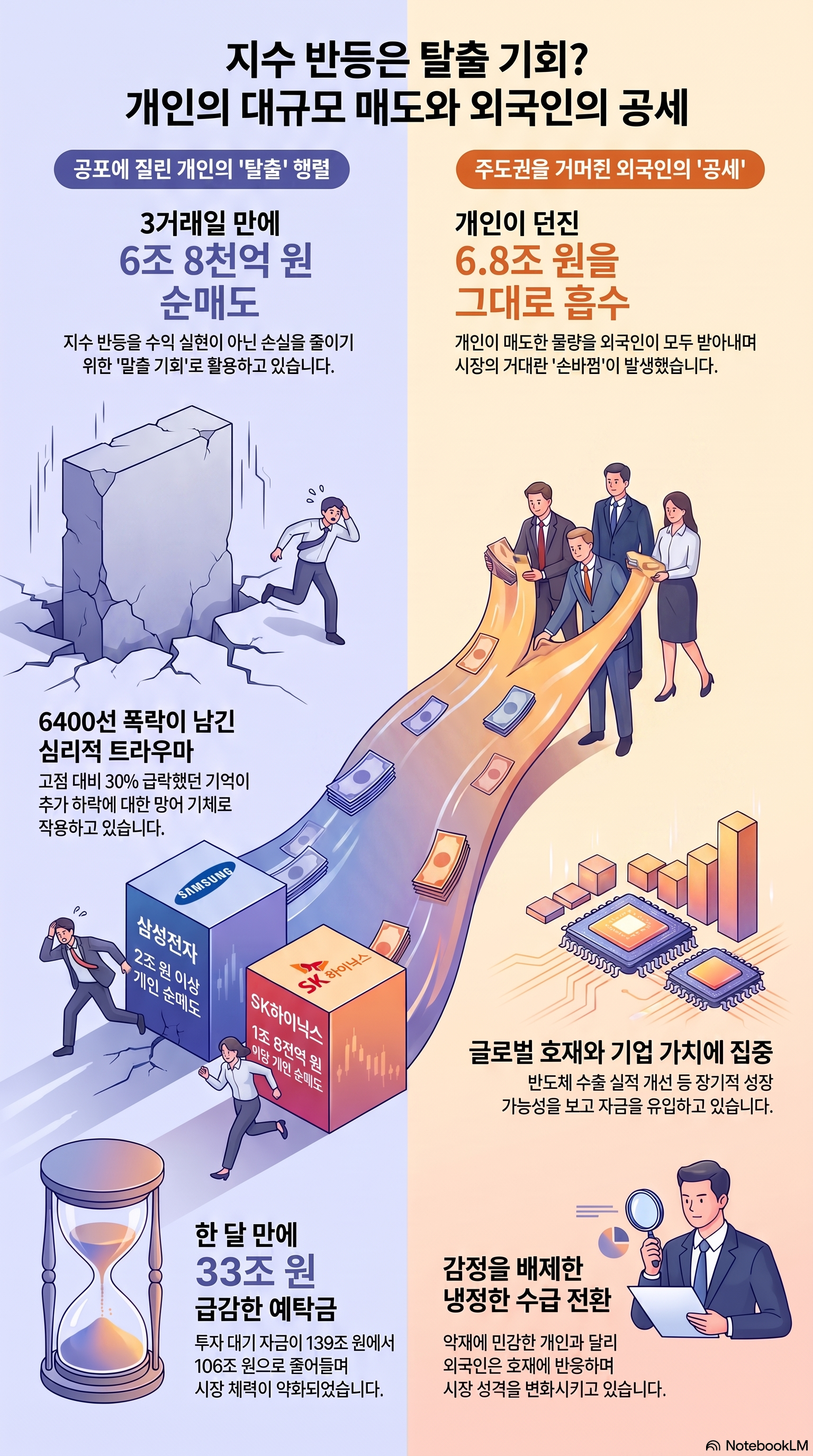 국내증시 개인투자자 탈출