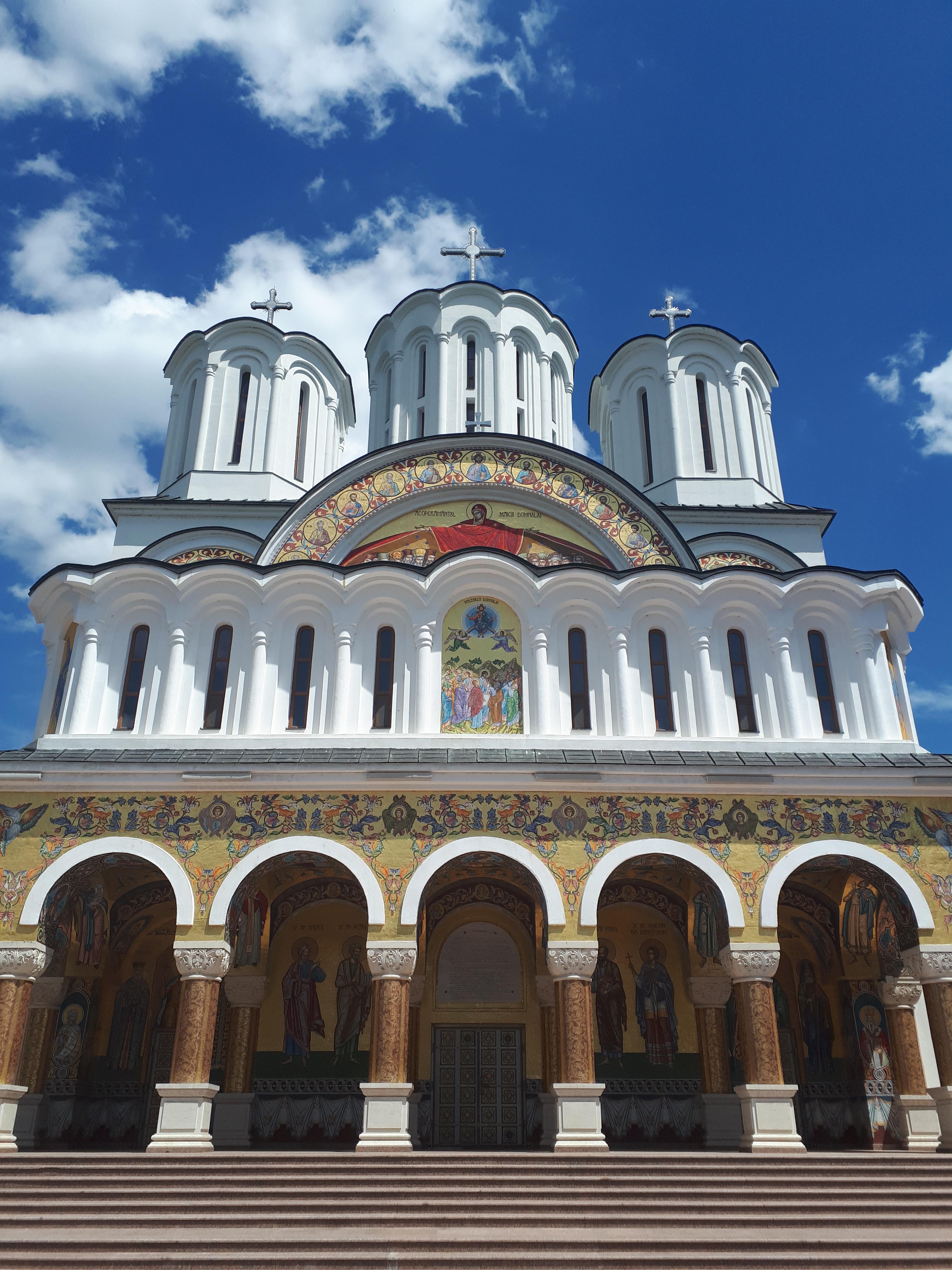 루마니아 슬로보지아 주님의 승천 대성당 근접샷