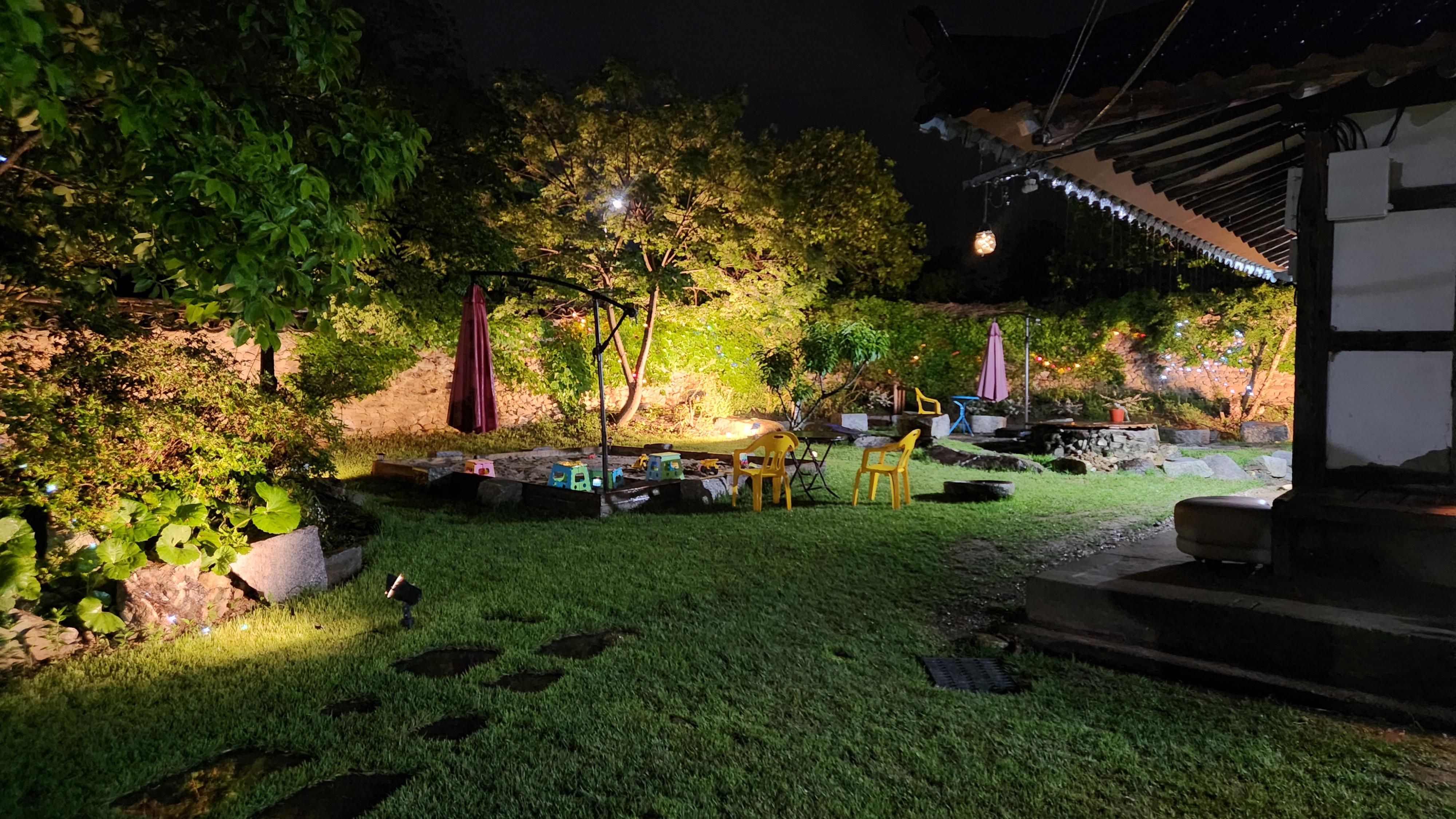 고창 한옥카페 경운장 모래사장