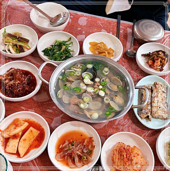 목포&#44; 목포역 맛집 아침식사&#44; 백반&#44; 바지락탕
