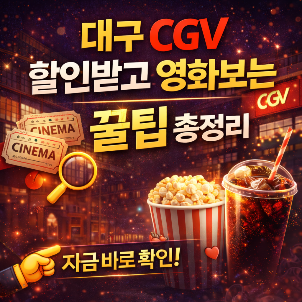 대구 스타디움 CGV 상영시간 확인하러 가기