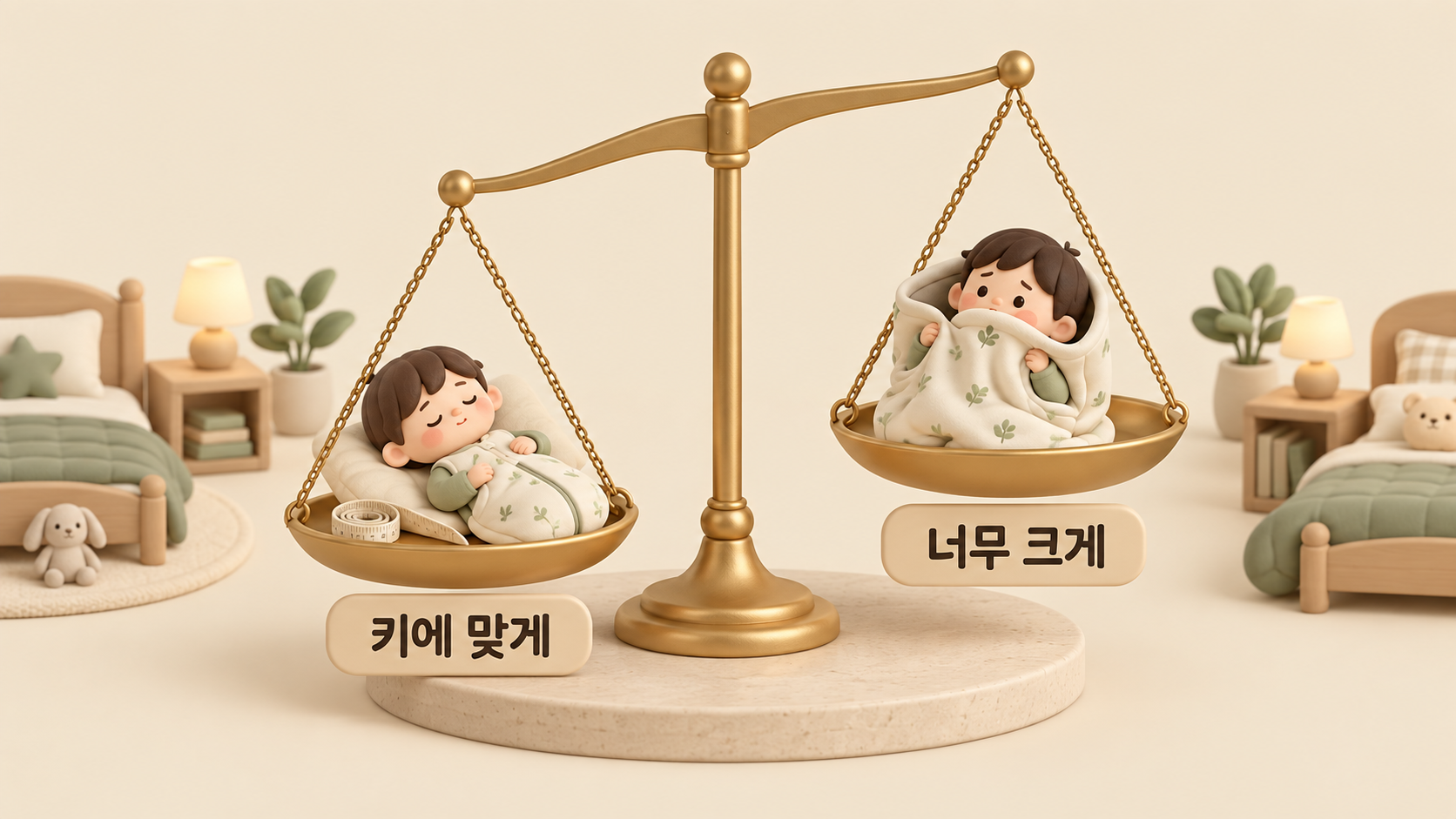 사이즈 대조 저울