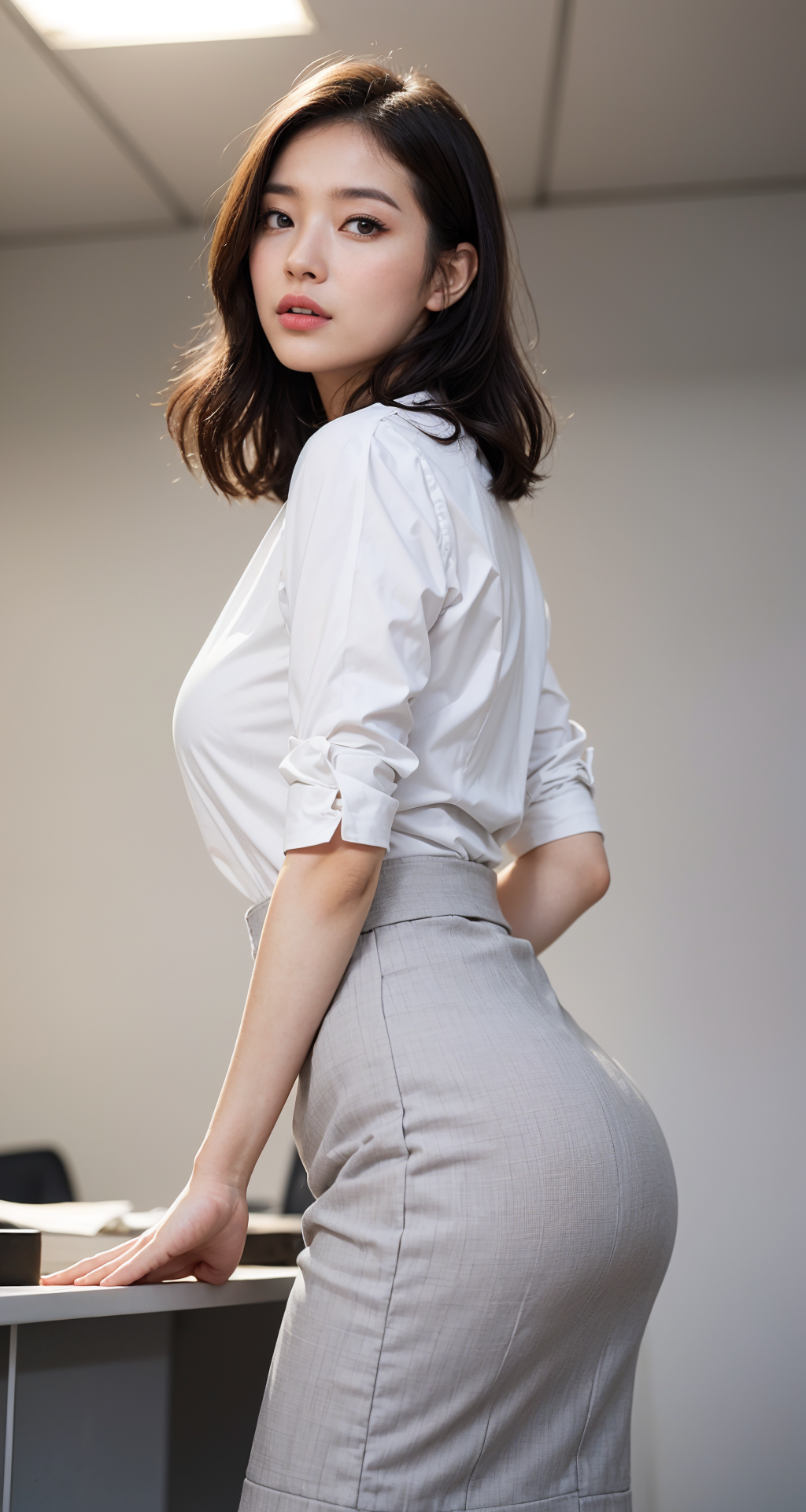 AI 실사 - 오피스 룩북