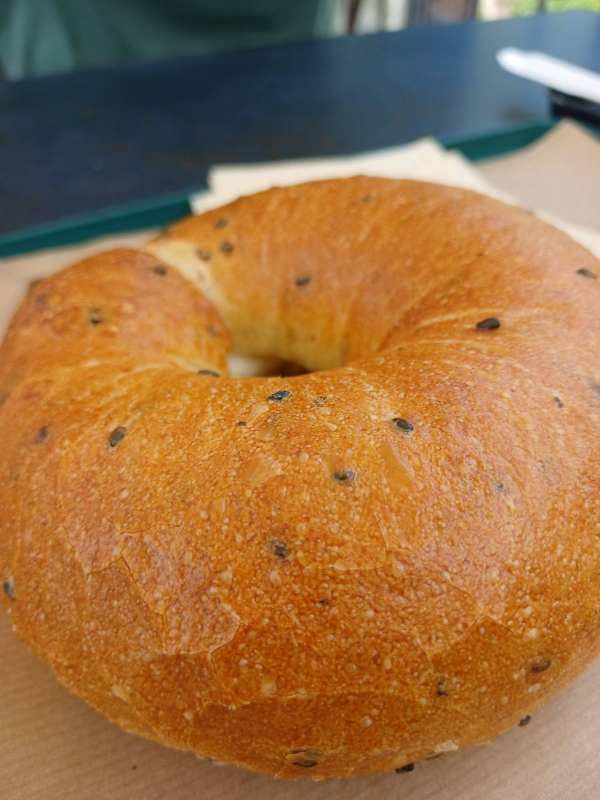 초소책방 베이글 빵