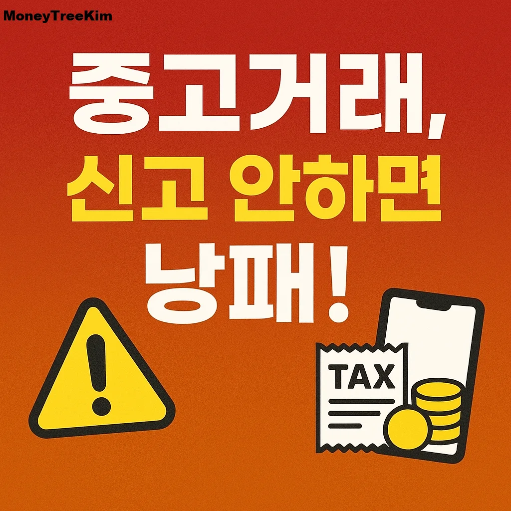 중고판매도 과세? 놓치면 과태료! 소득세 기준 총정리 썸네일