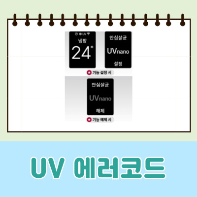 엘지에어컨 UV 표시