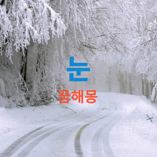 눈 꿈해몽, 눈과 관련된 꿈은 어떤 의미가 있을까요?