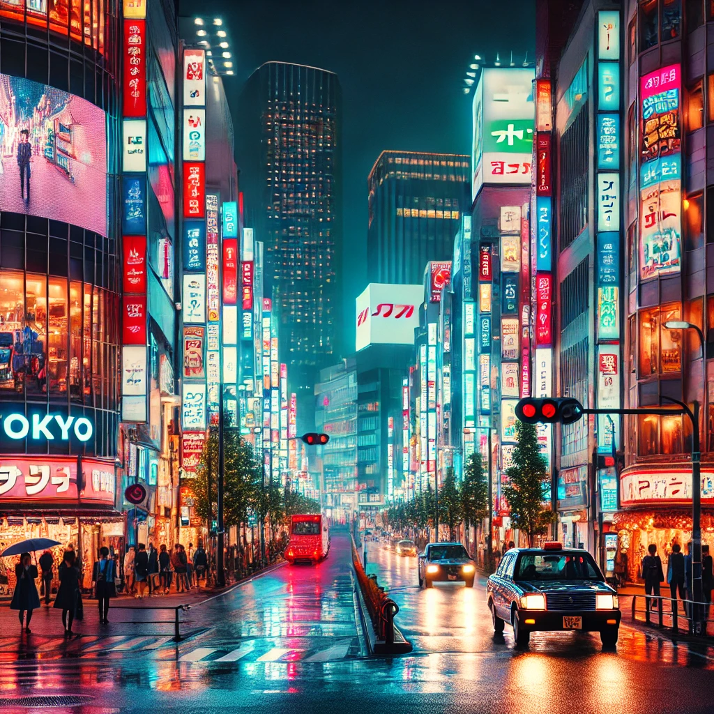 일본 도시 사진