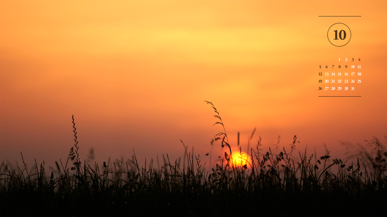 05 가을 노을 A - 2025년10월 노트북배경화면