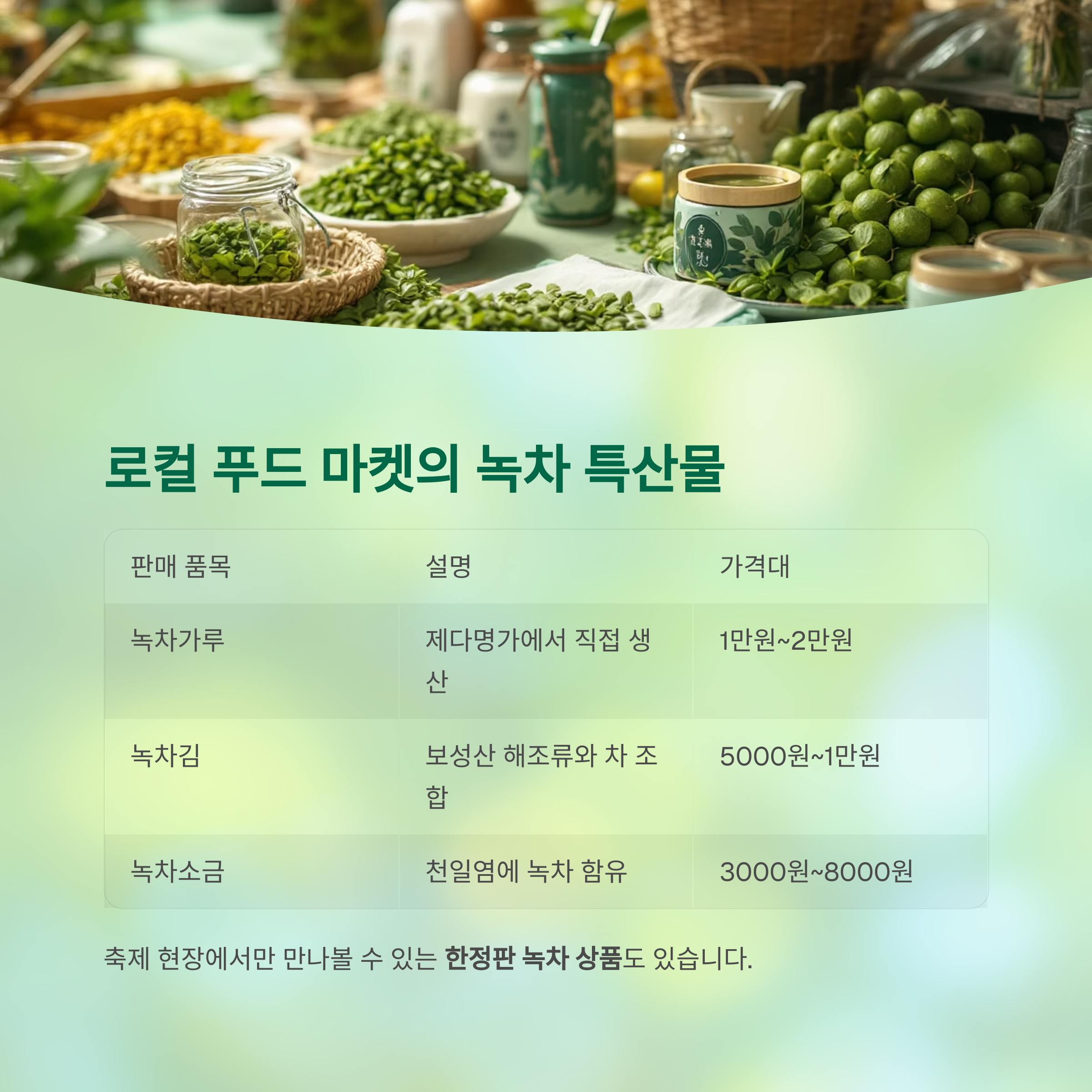 녹차향 가득한 힐링 여행, 보성다향대축제 완벽 가이드