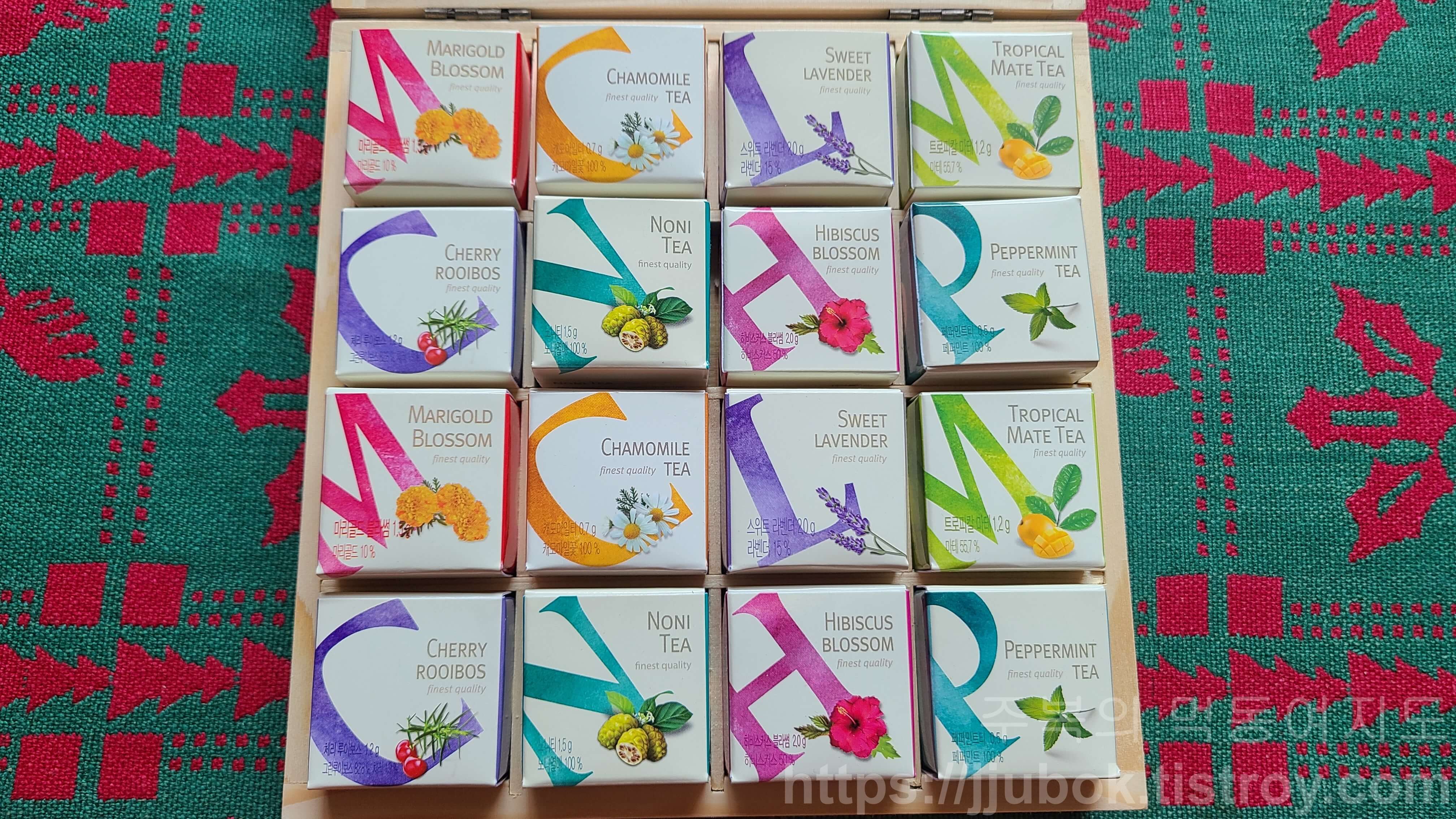 쌍계-선물세트-큐브우드-16P