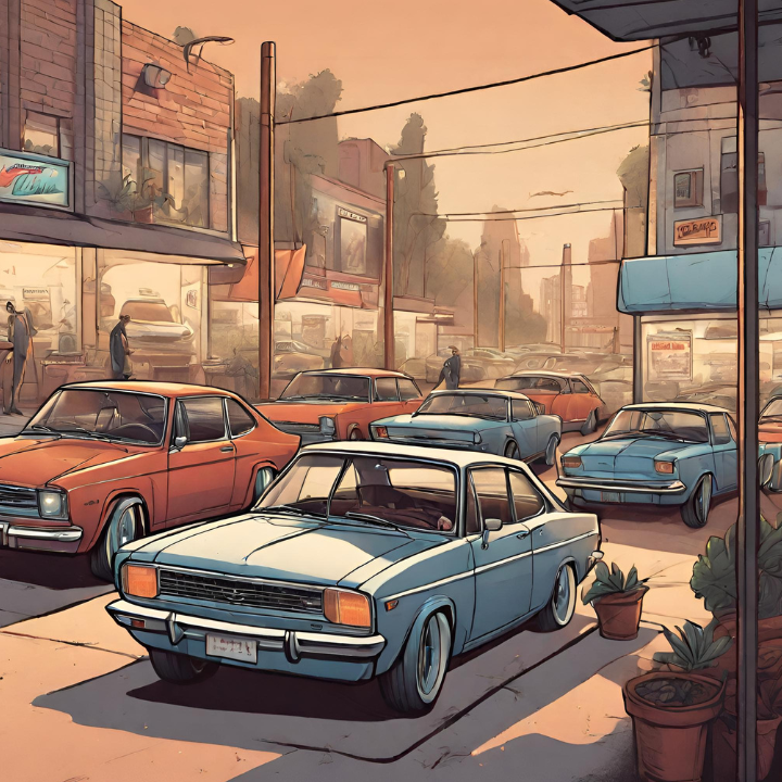 중고-자동차-매매-장소-스케치-이미지 