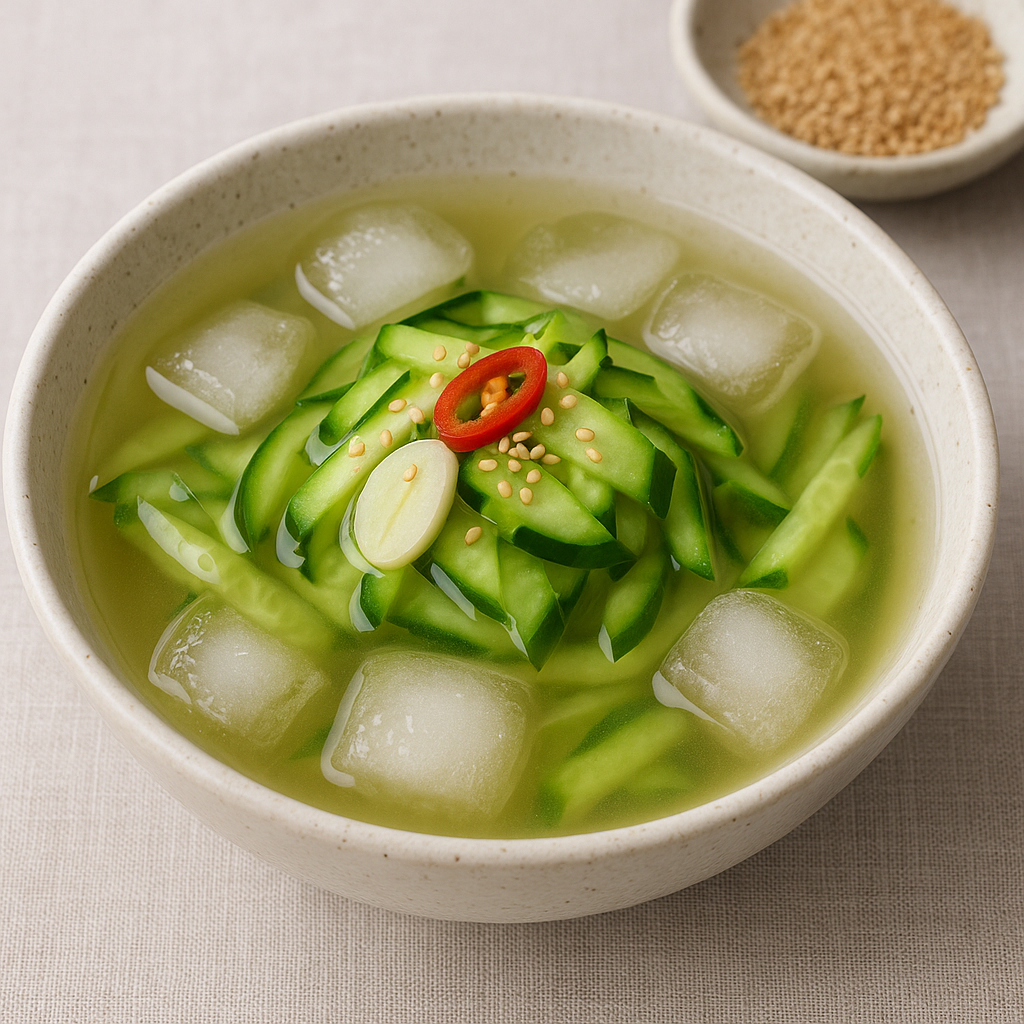 시원한 오이 냉국 한 그릇