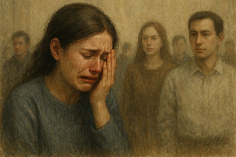 내가 울고 있는데도 무시당하는 꿈 해몽 – 인정받고 싶은 마음의 외침