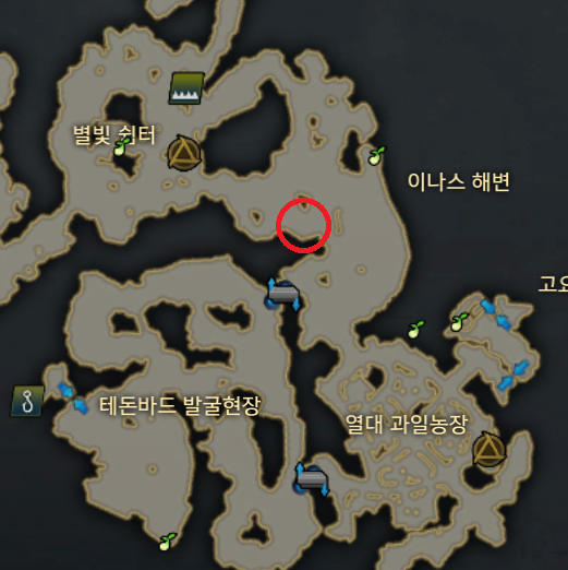 로스트아크 파푸니카 별모래 해변 돌발퀘스트(돌발퀘) 위치