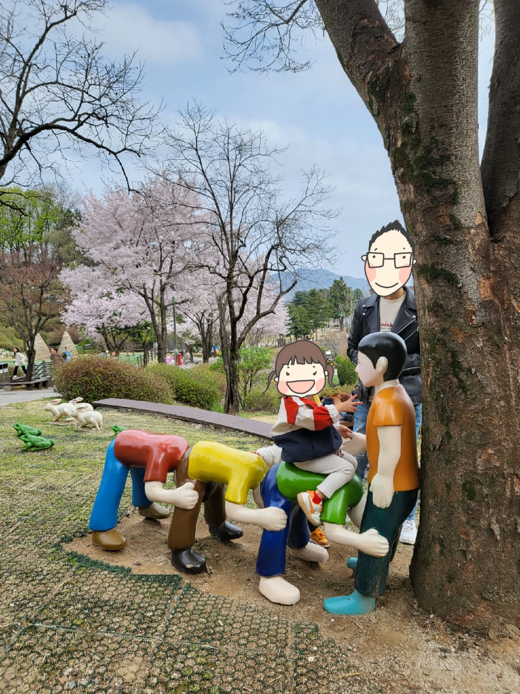 말뚝박기 조형물