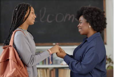 teacher thanks teen