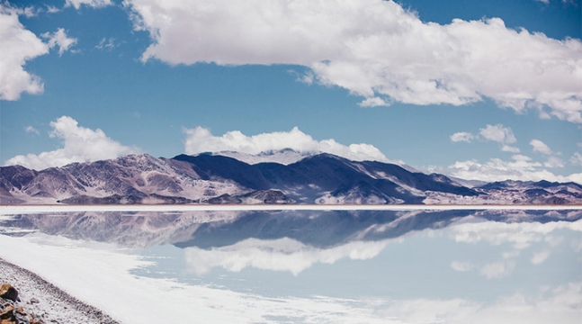 아르헨티나 옴브레 무에르토 리튬 염호