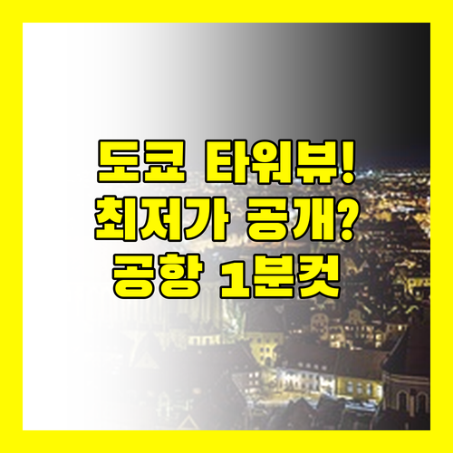 공항 1분컷 우에노 호텔부터 롯폰기 ..